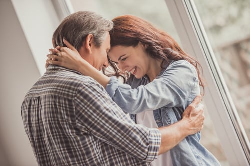 Happy mature couple